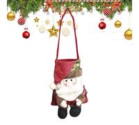 Christmas Doll Bags | Fabric Treat Pouch | Candy Bags For Holidays | Party Favor Bags | Holiday Storage Bags Eco-Friendly Choice Shaker Fleece, Polyester For All Your Christmas Needs
