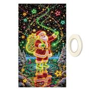 Christmas Door Cover | 180 x 90 cm poliéster fluorescente Holiday Banner | Large Front Door Decoration Panel | Christmas Cover Festive Entrance Wrap For Porch Farmhouse Indoor Outdoor Home Seasonal