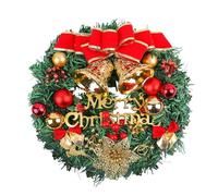 Christmas Door Decoration, Traditional Wreath, Handmade Holiday Door Hanger, Elegant Christmas Decoration, Artificial Door Accessories, LED Christmas Wreath, Christmas Ring Decors