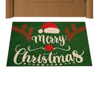 Christmas Door Mat - Christmas Coir Door Mat, Santa Claus Merry Christmass Doormat, On-slip Merry Christmass Doors Mats, Home Decorations For Dormitory Garden Bedroom School Classroom Offices Apartmen