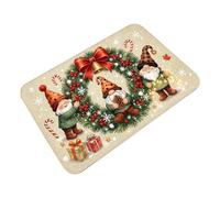 Christmas Door Mat Outdoor 40x60cm Funny Anti-Slip Washable Gnome Room | 40x60cm Winter Door Mats Christmas Decorations for Indoor Porch Patio Home Kitchen Bedroom Bathroom Living Room Holiday Party