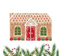 Christmas Doormat - Cute Gingerbread House Holiday Door Mats | Soft Non-Slip Area Rug For Winter Holiday Indoor Bathroom Kitchen Shower Floor Living Room Entryway Porch Bedroom Decors And Others
