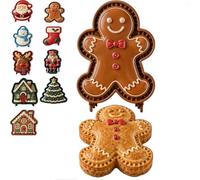 Christmas Embossed Mini Pie Molds for Baking,Holiday Hand Pie Maker Mould | Reusable Embossed Hand Baking,One Press Cutting,DIY Christmas Dessert Maker for Pies Cookies & Treats