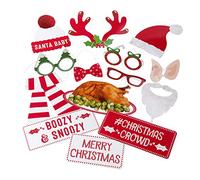 Christmas Entertainment Festive Family Photo Booth With 20 Props & Scene Setter