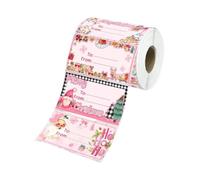Christmas Envelope Stickers - Adhesive Sealing Decal Roll | Stickers For Holiday Greetings | For Bread Bags Greetings Cards Handicrafts Wall Label Journal Bottle