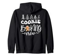 Christmas Family Gingerbread Cookie Baking Crew Red Sudadera con Capucha