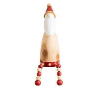 Christmas Figurine Decor - 7.87x1.97 Inches Farmhouse Sculpture Statue for Tabletop, Fireplace Holiday Accent with Stylish Design, Ornament Cabinet Desk for Shelf, Bookshelf, Desktop, Mantel