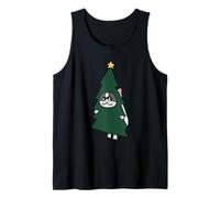 Christmas Frenchie Tree Camiseta sin Mangas