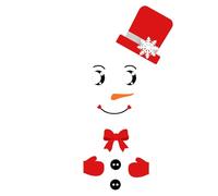 Christmas Fridge Decal - Holiday Door Sticker, Funny Home Decor With Easy Removable Backing, Weatherproof Material For Indoor & Outdoor Use, Party Decoration Supply Couples Photoshoot Background