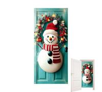 Christmas Front Door Cover - Reusable Easy-Install Festive Ornament