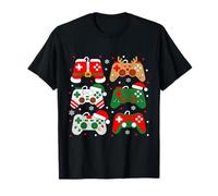 Christmas Game Controller Funny Gamer Family Pajama Boys Camiseta