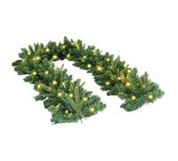 Christmas Garland - 200cm Pine Garland with String Lights