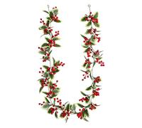 Christmas Garland - 5.7 Ft Artificial Leaves, Realistic Christmas Garland, Seasonal Eucalyptus Garlandd Room Decor for Indoor Outdoor Mantle Stair Bedroom Living Room Porch Patio Garden Yard Party