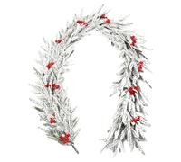 Christmas Garland, Artificial Holiday Wreath, 106.3 Inches, Winter Decoration, Realistic Pine Greenery for Indoor Outdoor Fireplace Mantle Door Window Porch Table Kitchen Party Wedding Seasonal Home