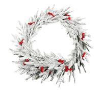 Christmas Garland, Artificial Holiday Wreath, Realistic Evergreen Design, Flexible Decorative Accent, Ideal for Indoor, Outdoor, Mantle, Fireplace, Door, Window, Porch, Table, Kitchen, Party, Wedding