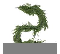 Christmas Garland, Faux Pine Garland Outdoor Wreath, PE Material, Real Touch Wreath Decorative Ornaments for Home Decorations, Party, Banister, Fireplace Mantel, Porch and Door, 106.3inches