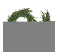 Christmas Garland, Faux Pine Garlands Outdoor Wreath, Real Touch Greenery with Decorative Ornaments for Home, Party, Banister, Fireplace, Mantel, Porch, Door, Table Decor