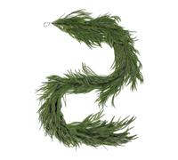 Christmas Garland, Faux Pine Wreath, Real Touch Decoration, Lushs Greenery with Ornaments, Sturdy Festive Accent, for Home, Party, Banister, Mantel, Porch, Door, Table, or Holiday Display