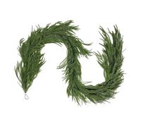 Christmas Garland, Faux Pine Wreath, Real Touch Ornament, Lifelike Decorative Accent, Festive Holiday Decoration, Perfect for Home Party Banister Fireplace Mantel Porch Door Table Display