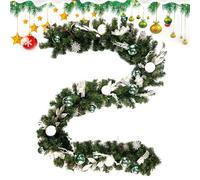 Christmas Garland For Mantle | 8.86ft Mantle Christmas Decor With Pine Cone | Guirnaldas de bayas rojas con piñas de ratán estético colgador de puerta de Navidad para comedor, guirnaldas de Navidad para