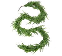 Christmas Garland - Garland artificial de 6 pies para decoración navideña para interior y exterior, para Fireplace, Staircase, abrigo, puerta (9 pies)