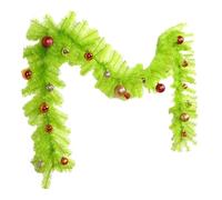 Christmas Garland - PVC Realistic Christmas Pine Wreath, UV Resistant Artificial Pine Garland For Stairs Outdoor Porch Wedding Fireplace Party Window Table Door Railing | Suitable For Tables, Stairs