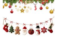 Christmas Garland - Warm Soft Foldable Winter Ornament