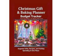 Christmas Gift & Baking Planner: Budget Tracker, Faith-Filled Edition With Uplifting Bible Verses