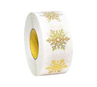 Christmas Gift Snowflake Sticker Aesthetic Label Envelope Seals Decorative For Card Decoration Clear Scrapbooking Snowflake For Card Box