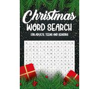 Christmas Gifts For Adults: Christmas Word Search Puzzle Book For Seniors Large Print: 1500+ Holiday & Winter Words To Find, Fun, Relaxing, Presents For Men & Women (Stocking Stuffers For Bestie)