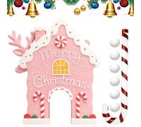 Christmas Gingerbread - Golf Games for Kids | Game Set Funny Party Toy Perfect for Party, Family, Yard Celebration, Living Room, Gathering Outdoor or Camping Use, 30/11.81in