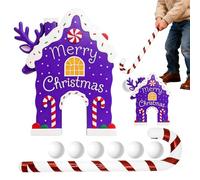 Christmas Gingerbread - Golf Games for Kids | Game Set Funny Party Toy Perfect for Party, Family, Yard Celebration, Living Room, Gathering Outdoor or Camping Use, 30/11.81in