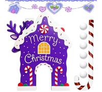 Christmas Gingerbread - Golf Games for Kids | Game Set Funny Party Toy Perfect for Party, Family, Yard Celebration, Living Room, Gathering Outdoor or Camping Use, 30/11.81in