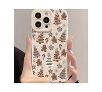 Christmas Gingerbread Man pattern Lens case for iPhone 17 16, 15, 14, 13, 12, 11, 12/13 Plus Pro Max - Perfect gift for birthday