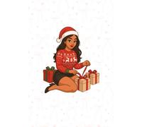 Christmas Girl Notebook: Cute Writing Journal for Women - Christmas Gift Idea for her