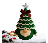 Christmas GNOME Figurine - Handmade Crochet GNOME Ornament, Christmas Tree Gnomes | Decorative Holiday Gnomes for Tree, Handcrafted Crochet Decoration for Festive Decor