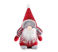 Christmas GNOME for Doll Plush Swedish Santa Toys Kids Xmas Gift Ornaments for Home Festival Children Girl Boy Present Christmas Tree Decorations Set Red