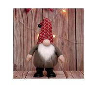 Christmas Gnome Plush Singing Dancing Santa Nordic Tomte Christmas Decorations Red and Grey SZRH A-F