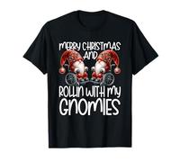 Christmas GNOME Saying For Senior Citizens Wheelchair Santa Camiseta
