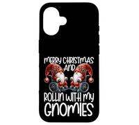 Christmas GNOME Saying For Senior Citizens Wheelchair Santa Carcasa para iPhone 16