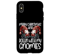 Christmas GNOME Saying For Senior Citizens Wheelchair Santa Carcasa para iPhone X/XS