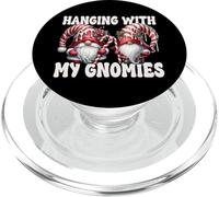 Christmas Gnomes For Xmas Family Hanging with My Gnomies PopSockets PopGrip para MagSafe