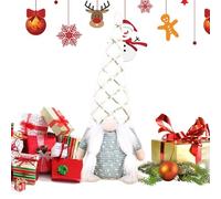 Christmas Gonk Gnomes de Navidad - Christma Gonk - Figuras de Papá escandinavo - de de peluche lindo con barba de sombrero para mesa, estantería, chimenea, decoración de la pero