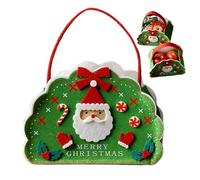 Christmas Goodie Bags, Cartoon Felt Christmas Treat Bags, Aesthetic Christmas Treat Bags, Colorful Christmas Goodie Bags, Handheld Candy Bags, for Winter New Year Christmas Eve