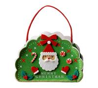 Christmas Goodie Bags, Cartoon Felt Christmas Treat Bags, Colorful Aesthetic Handheld Candy Bags for Winter, New Year, Christmas Eve, Holiday Table Ornaments for Kids and Party