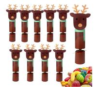 Christmas Goodie Box, Christmas Goodie Candy Wrap Box, 10X Creative Hand Folding Boxes, Multi-Functional Storage for Displaying Candies, Perfect for Classroom, Study Room, Holiday Parties