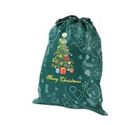 Christmas Goody Bags - Drawstring Pouch Sack, Reusable Holiday Storage Organizer, Festive Gift Packaging for Winter Party Celebration Candy Cookie Treat Small Toys and Supplies, 30x40cm