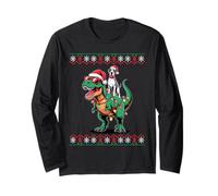 Christmas Great Dane T-Rex Dinosaur Tyrannosaurus Rex Manga Larga
