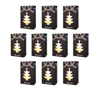 Christmas Greeting Cards, Elegant Christmas Cards, Gold Foil Greeting Cards Pack, 10-Pack Gold Foil Holiday Cards, Merry Christmas Notecards, Happy Holidays Assorted Cards for the Festive Season