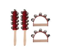 Christmas Hand Jingle Wooden Hand Sleigh Bells Jingle Shaker Bells